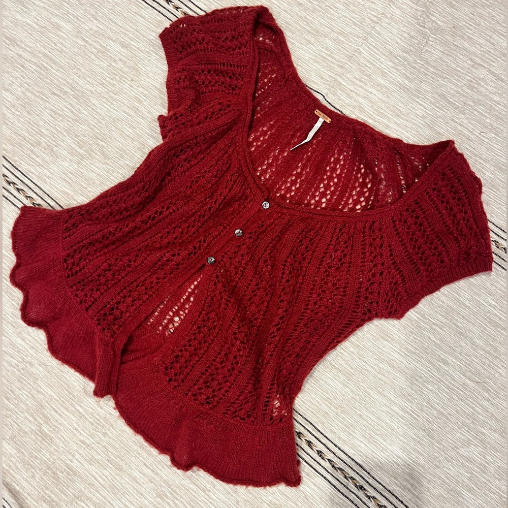 Free People Cardigan Blouse